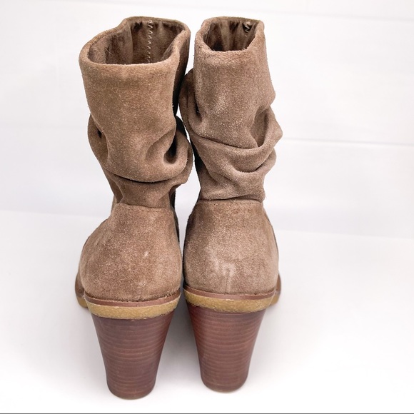 Vince Camuto Parka Slouch Suede Heeled Booties - Picture 5 of 10